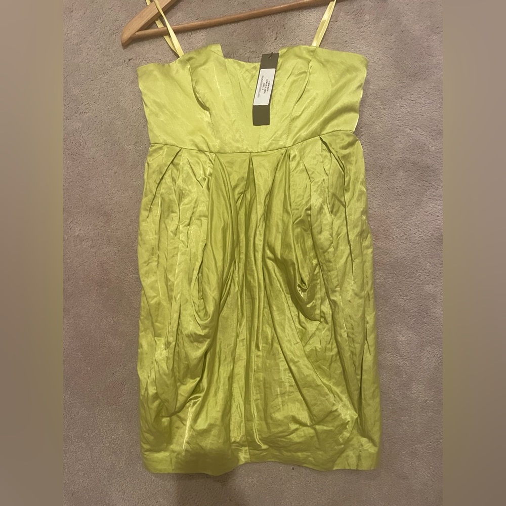 NWT! Mint by Jodi Arnold strapless lime green size 2. Stunning
